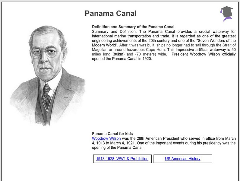 Siteseen: American Historama: Panama Canal Article Siteseen: American Historama: Panama Canal Article