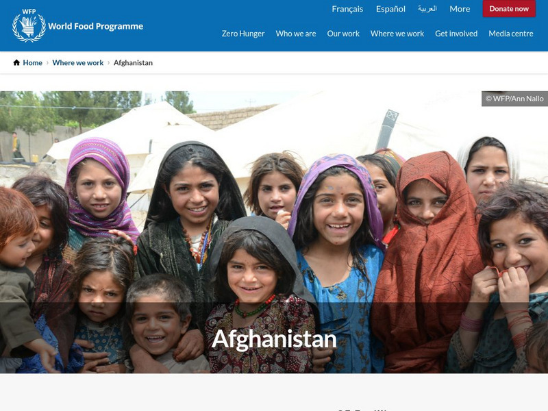World Food Program: Afghanistan Recovery Activity World Food Program: Afghanistan Recovery Activity
