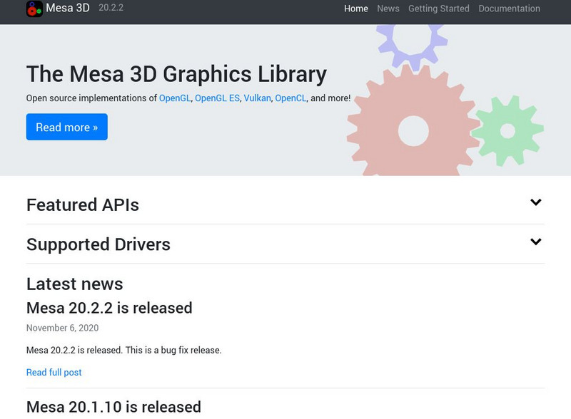 The Mesa 3 D Graphics Library Website The Mesa 3 D Graphics Library Website