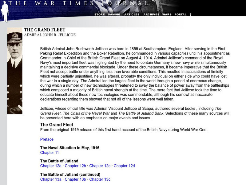 The War Times Journal: The Grand Fleet Primary The War Times Journal: The Grand Fleet Primary