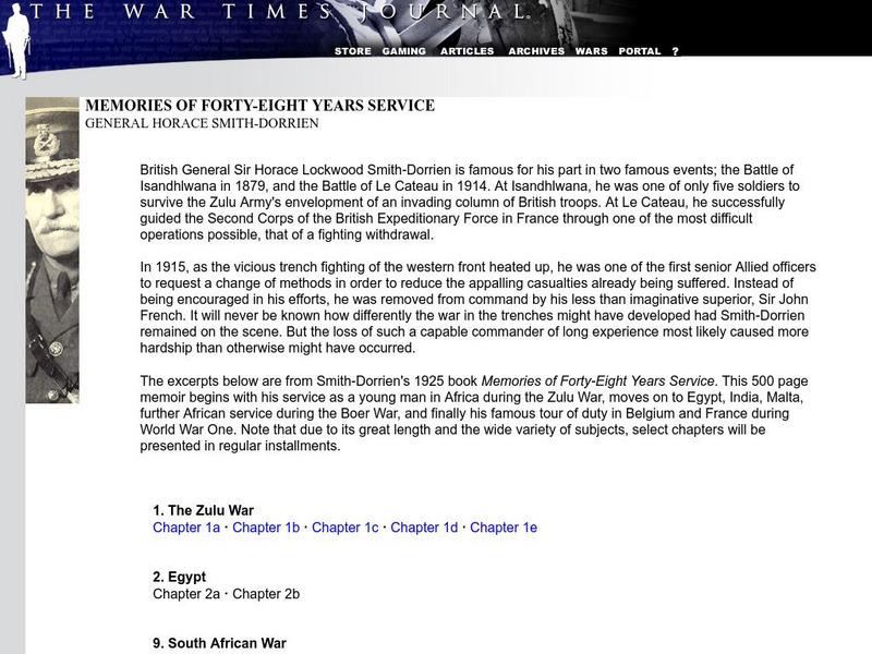 The War Times Journal: Memoirs of 48 Years Service Website The War Times Journal: Memoirs of 48 Years Service Website