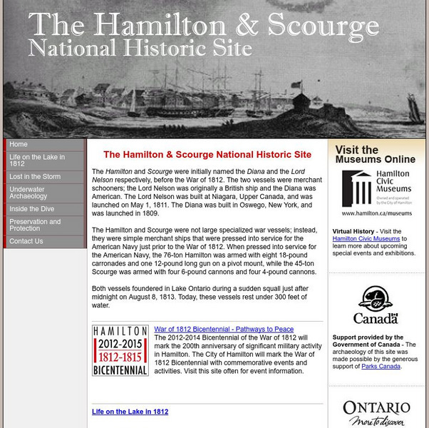 The Hamilton & Scourge Project Website