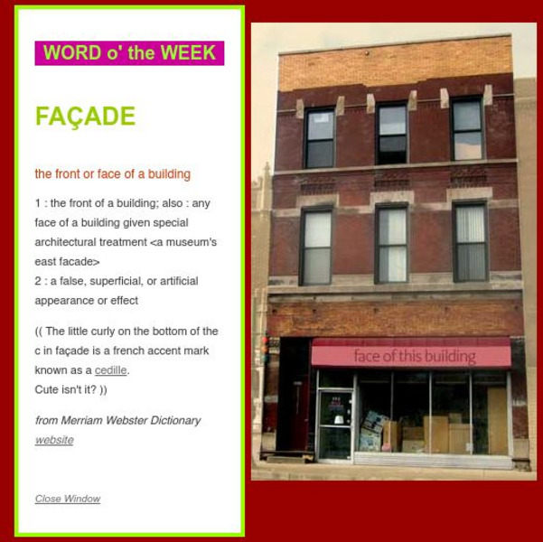 Arch Ki Decture: Facade, Defined and Illustrated Handout Arch Ki Decture: Facade, Defined and Illustrated Handout