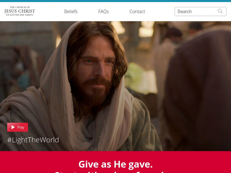 Church of Jesus Christ of Latter:the Church of Jesus Christ of Latter Day Saints Website