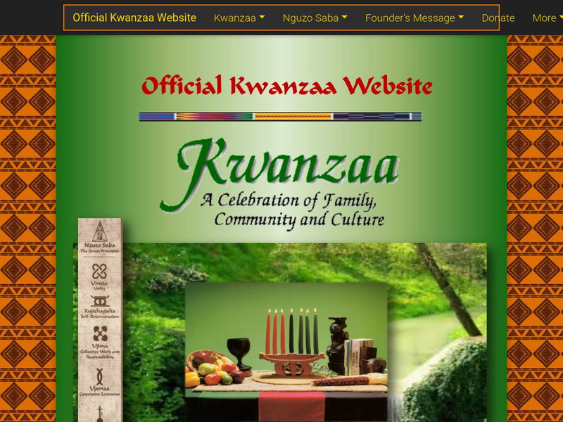 Kwanzaa: A Celebration of Family, Community, & Culture Website Kwanzaa: A Celebration of Family, Community, & Culture Website