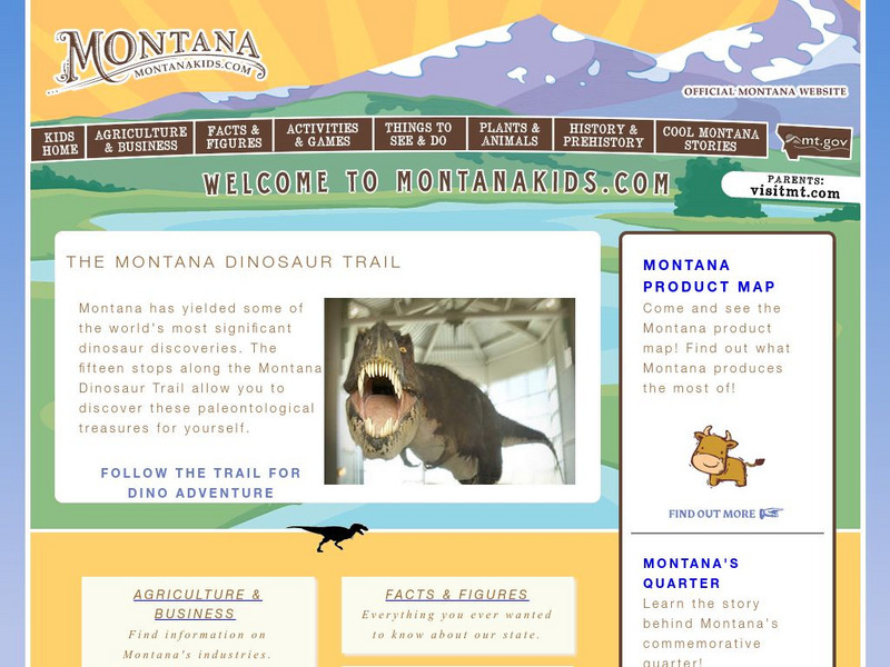 Monatna Kids: Montana for Kids Website Monatna Kids: Montana for Kids Website