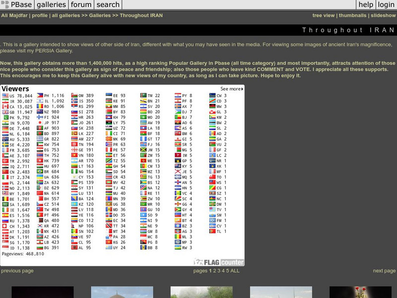 Throughout Iran: Photo Gallery Graphic
