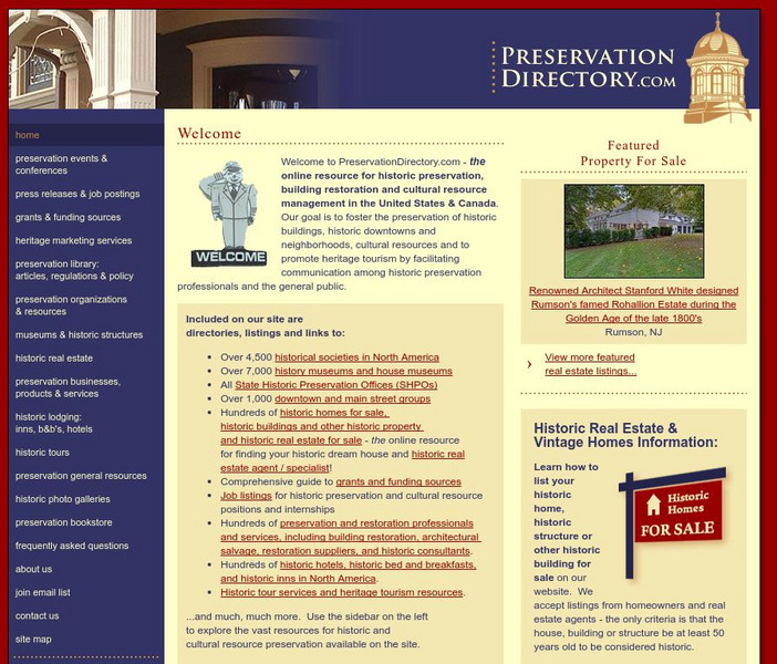 Preservation Directory Website Preservation Directory Website