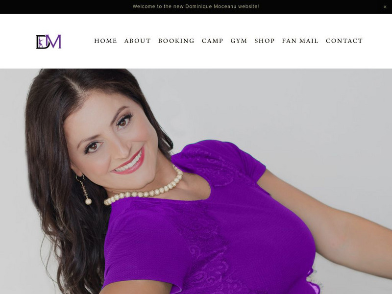 Dominique Moceanu Homepage Website