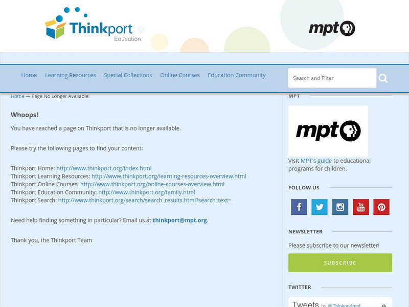 Thinkport: Art Online Clips Instructional Video Thinkport: Art Online Clips Instructional Video