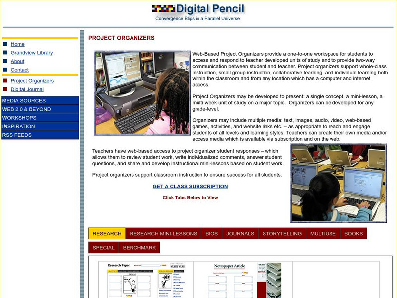 Digital Pencil: Project Organizers Website Digital Pencil: Project Organizers Website