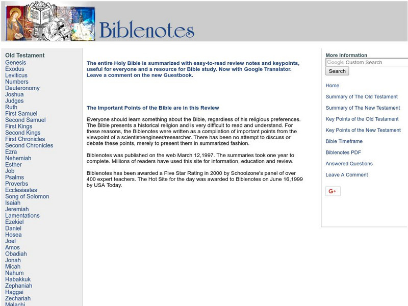 Biblenotes Website Biblenotes Website
