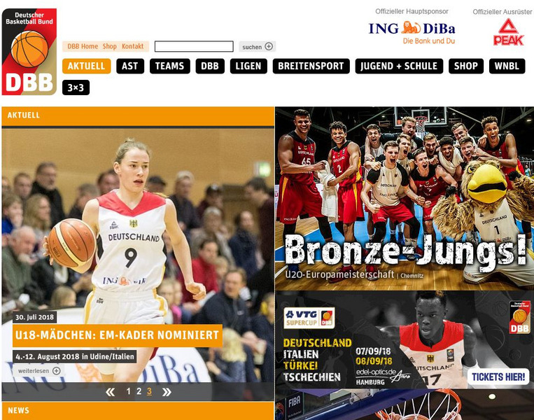 Deutscher Basketball Bund Website Deutscher Basketball Bund Website