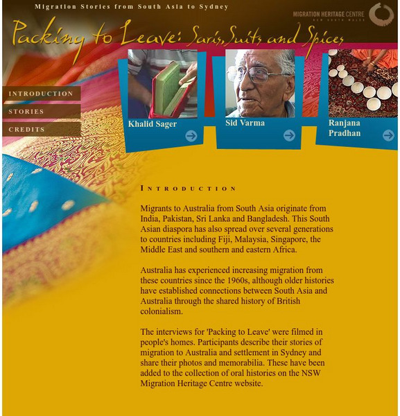 Migration Heritage Centre: Packing to Leave: Saris, Suits and Spices (Migration Website Migration Heritage Centre: Packing to Leave: Saris, Suits and Spices (Migration Website
