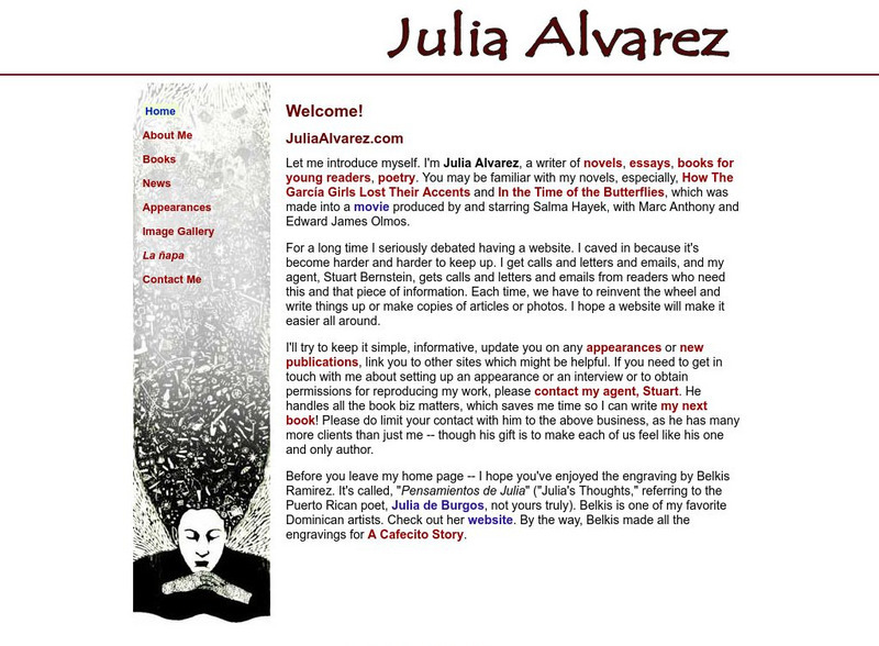 Juliaalvarez.com Activity