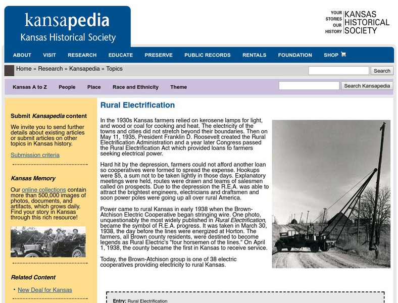 Kansapedia: Rural Electrification Website Kansapedia: Rural Electrification Website