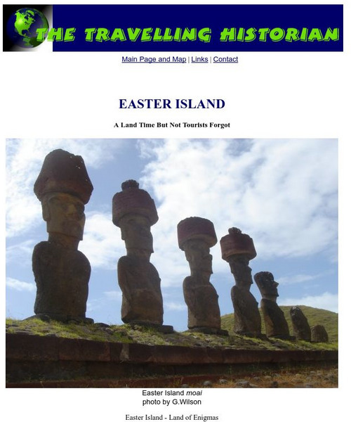 Travelling Historian: Easter Island, a Land Time but Not Tourists Forgot Activity
