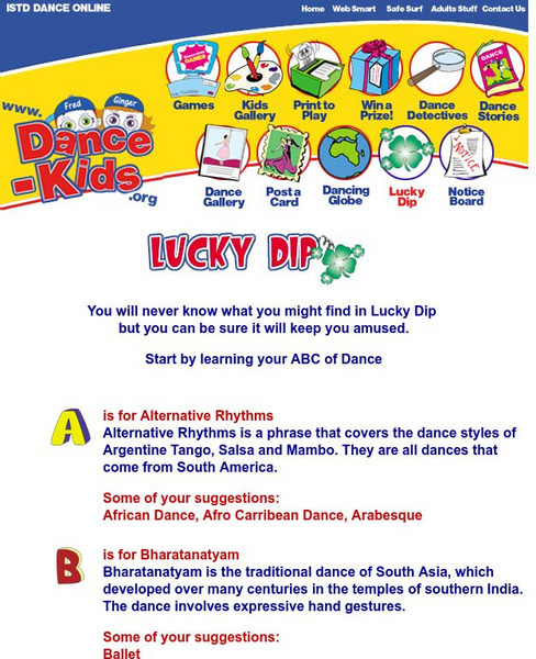 Dance Kids: The Ab Cs of Dance Website Dance Kids: The Ab Cs of Dance Website