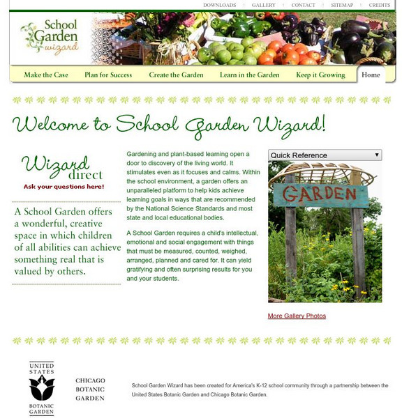 Creating a School Garden Website Creating a School Garden Website