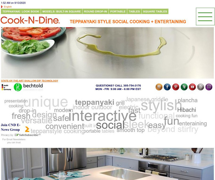 Cook N Dine Website Cook N Dine Website