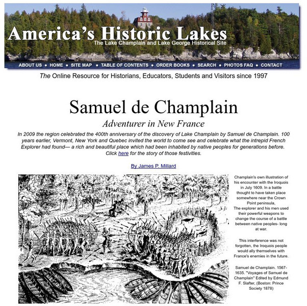 America's Historic Lakes: Samuel De Champlain Primary America's Historic Lakes: Samuel De Champlain Primary