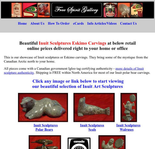 Inuit Sculptures Graphic