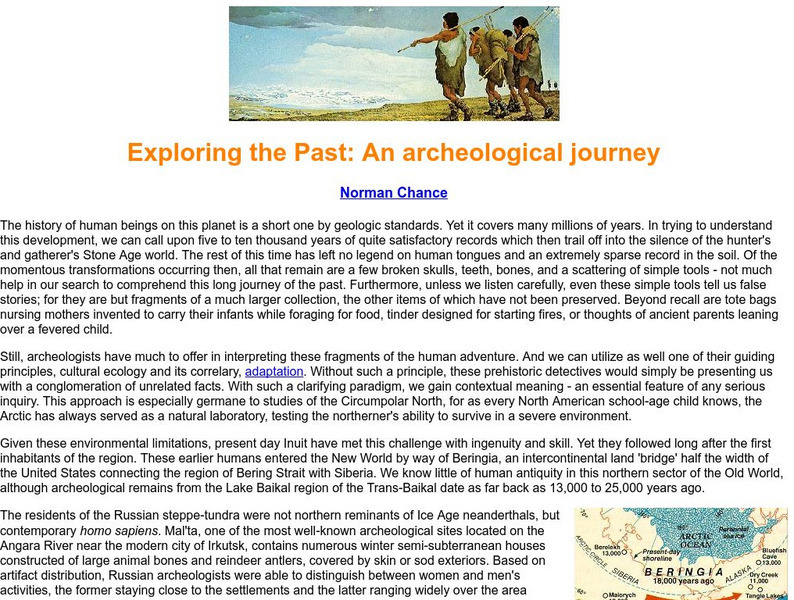 Exploring the Past: An Archeological Journey Website Exploring the Past: An Archeological Journey Website