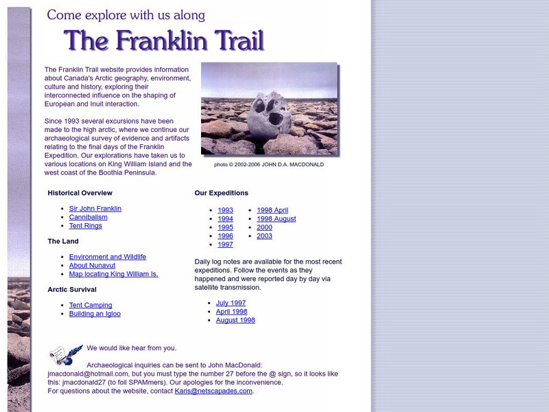 The Franklin Trail Activity The Franklin Trail Activity