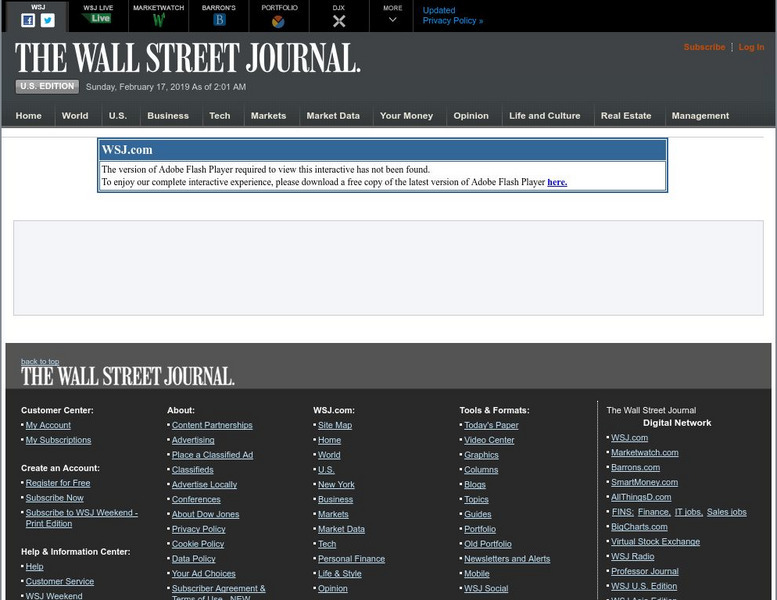 Wall Street Journal: Mc Cain Versus Obama: Battle Lines Over Policy Website Wall Street Journal: Mc Cain Versus Obama: Battle Lines Over Policy Website