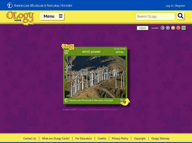American Museum of Natural History: Wind Power O Logy Card Interactive American Museum of Natural History: Wind Power O Logy Card Interactive