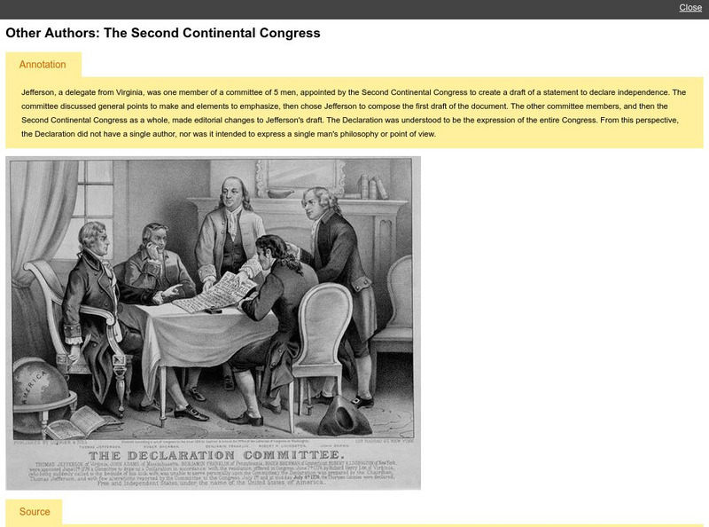 Object of History: Other Authors of the Declaration of Independence Graphic Object of History: Other Authors of the Declaration of Independence Graphic