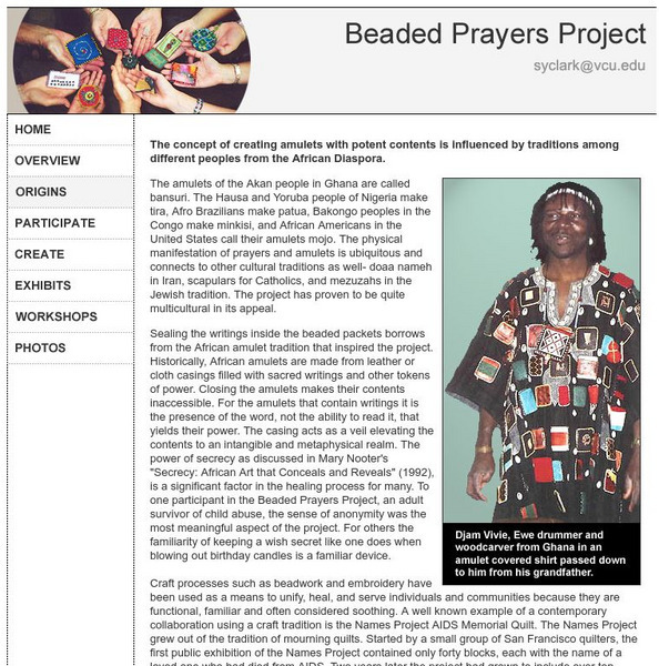 Beaded Prayers Project Website Beaded Prayers Project Website