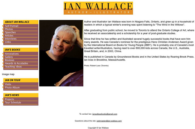 Ian Wallace Website Ian Wallace Website