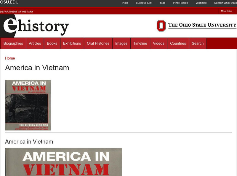E History at Osu: America in Vietnam: The Fifteen Year War eBook E History at Osu: America in Vietnam: The Fifteen Year War eBook