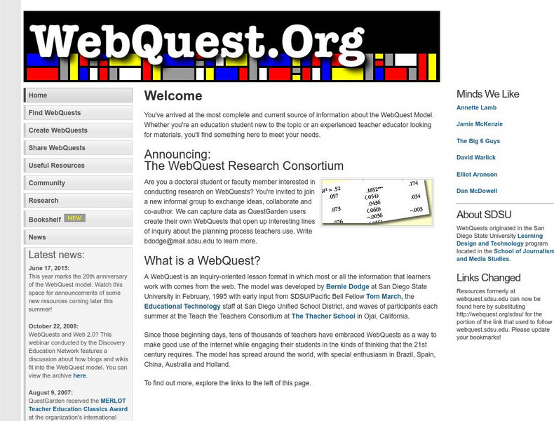 Web quest.org Website Web quest.org Website