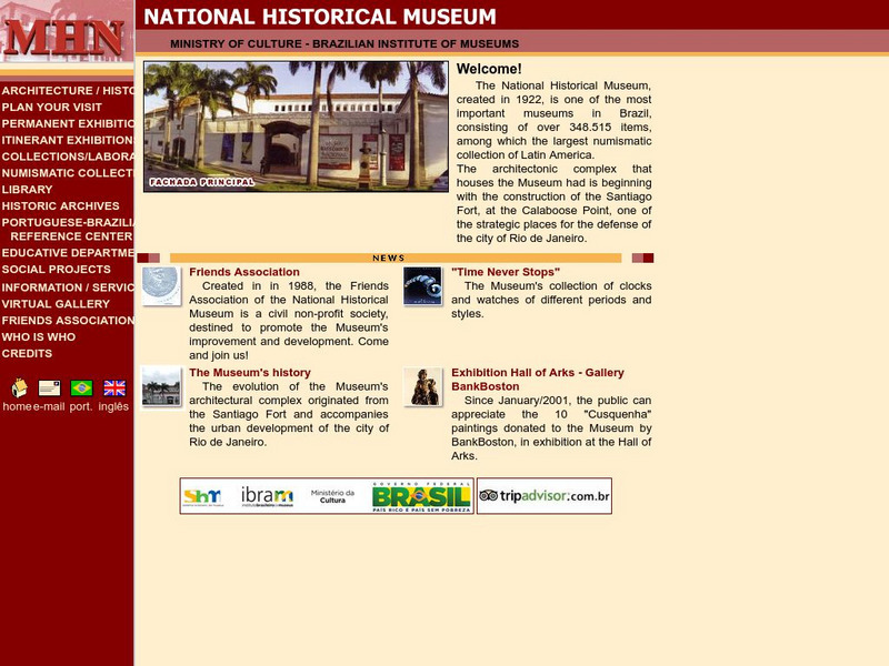 Brazilian Institute of Museums: National Historic Museum Website Brazilian Institute of Museums: National Historic Museum Website
