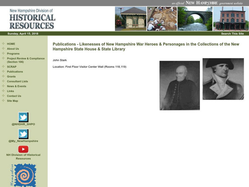 New Hampshire Division of Historical Resources: Major General John Stark Graphic