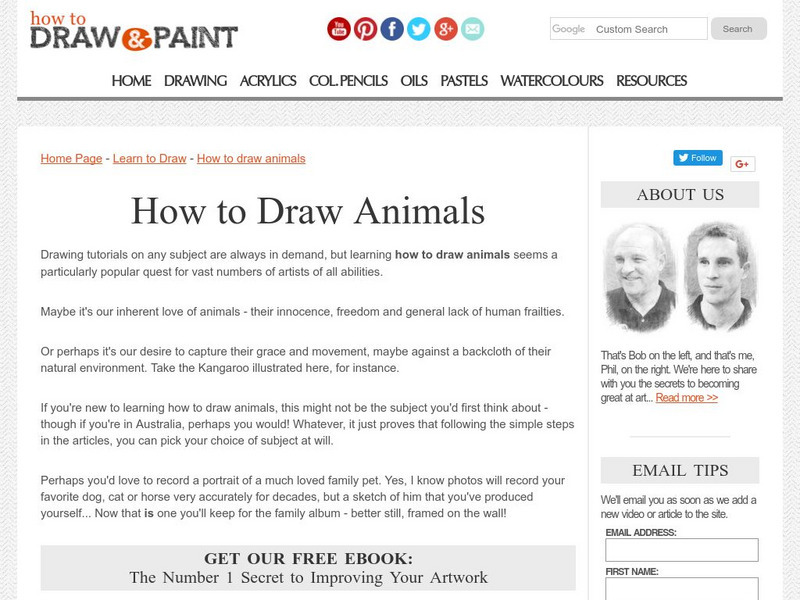 How to Draw and Paint: How to Draw Animals Website How to Draw and Paint: How to Draw Animals Website