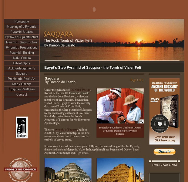 Bradshaw Foundation: Egypt?s Step Pyramid of Saqqara the Tomb of Vizier Fefi Website Bradshaw Foundation: Egypt?s Step Pyramid of Saqqara the Tomb of Vizier Fefi Website
