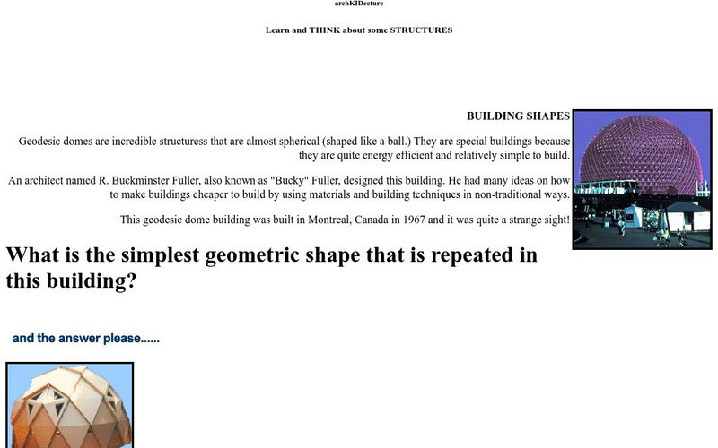 Arch Ki Decture: Geodesic Dome Handout Arch Ki Decture: Geodesic Dome Handout