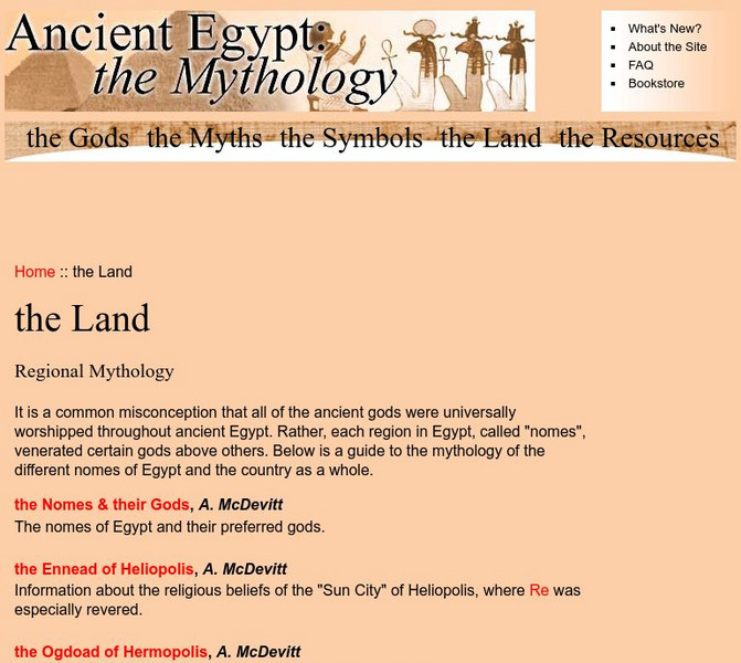 Ancient Egypt: The Mythology: Headdresses of the Gods Website Ancient Egypt: The Mythology: Headdresses of the Gods Website