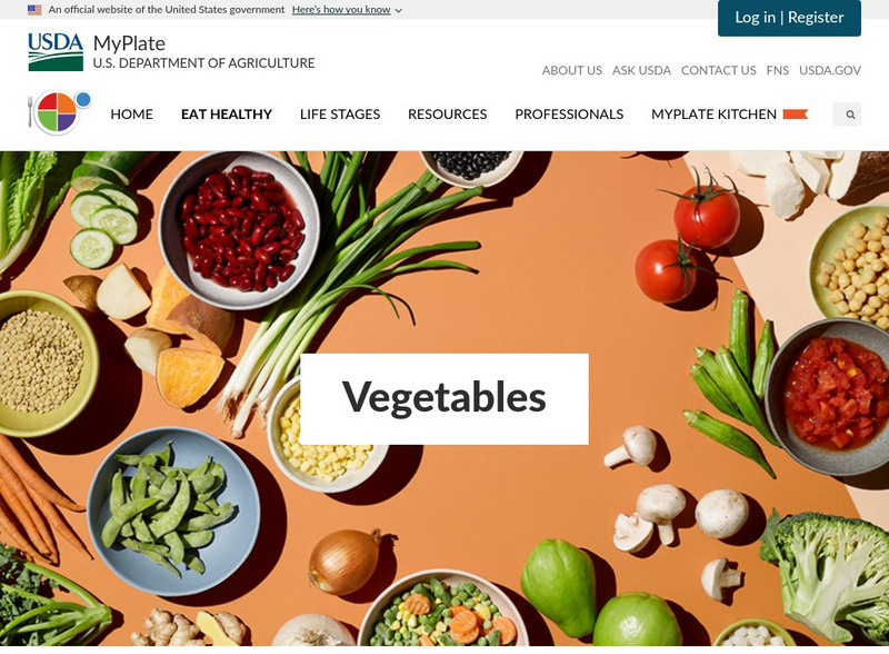 Choose My Plate: All About the Vegetable Group Website Choose My Plate: All About the Vegetable Group Website