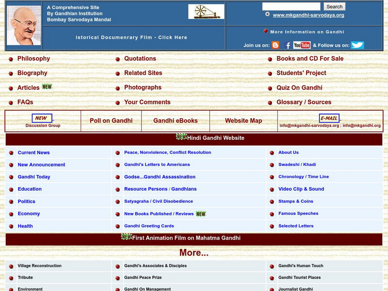 Indian Gandhian Charitable Institution: A Comprehensive Site on Mahatma Gandhi Handout Indian Gandhian Charitable Institution: A Comprehensive Site on Mahatma Gandhi Handout