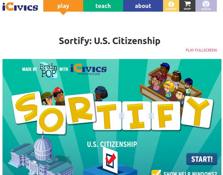 I Civics: Sortify: u.s. Citizenship Interactive I Civics: Sortify: u.s. Citizenship Interactive