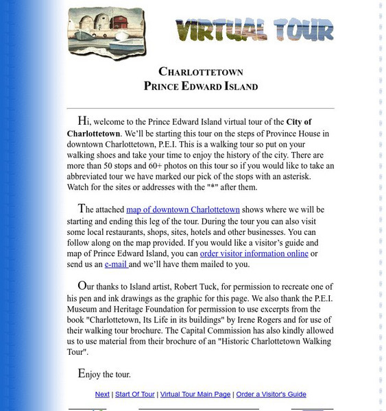 Virtual Tour: Charlottetown Prince Edward Island Website Virtual Tour: Charlottetown Prince Edward Island Website
