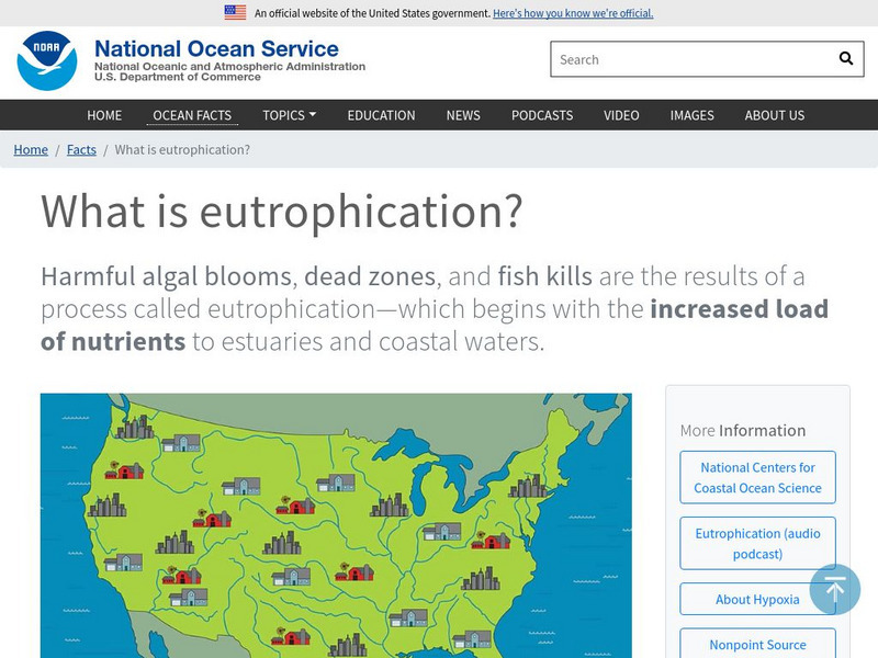 Noaa: Ocean Facts: What Is Eutrophication? Instructional Video Noaa: Ocean Facts: What Is Eutrophication? Instructional Video