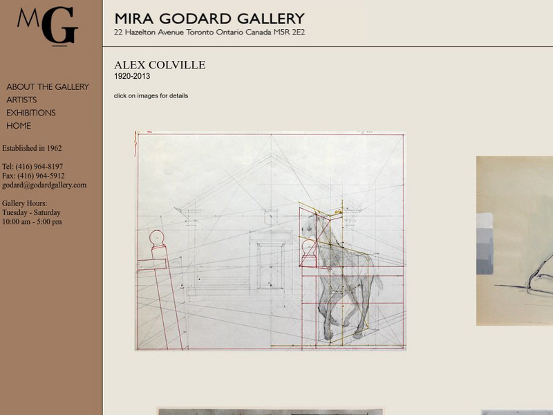 Mira Goddard Gallery: Alex Colville Graphic Mira Goddard Gallery: Alex Colville Graphic