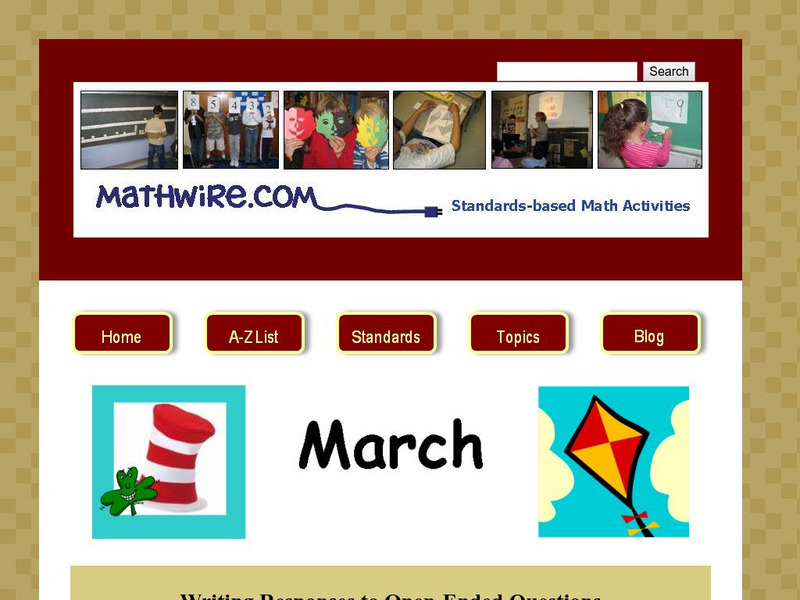 Math Wire Website Math Wire Website