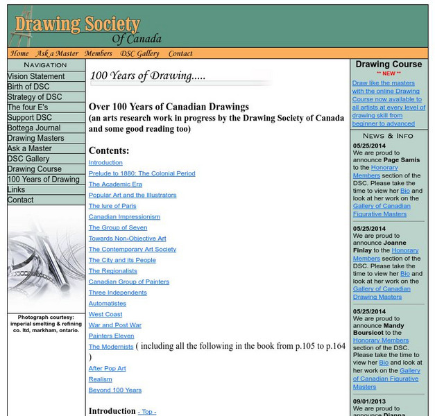 Drawing Society of Canada Website Drawing Society of Canada Website