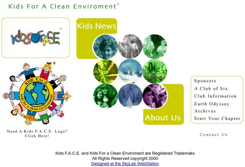 Kids for a Clean Environment Website Kids for a Clean Environment Website